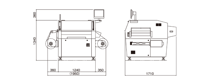 [ Image ] Dimensions　F500DC-RTR