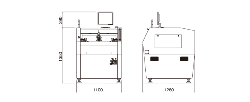 [ Image ] Dimensions　F602 S2/SP2