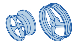 [ Image ] Aluminum wheels