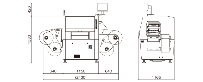 [ Image ] Dimensions　T261-GFR