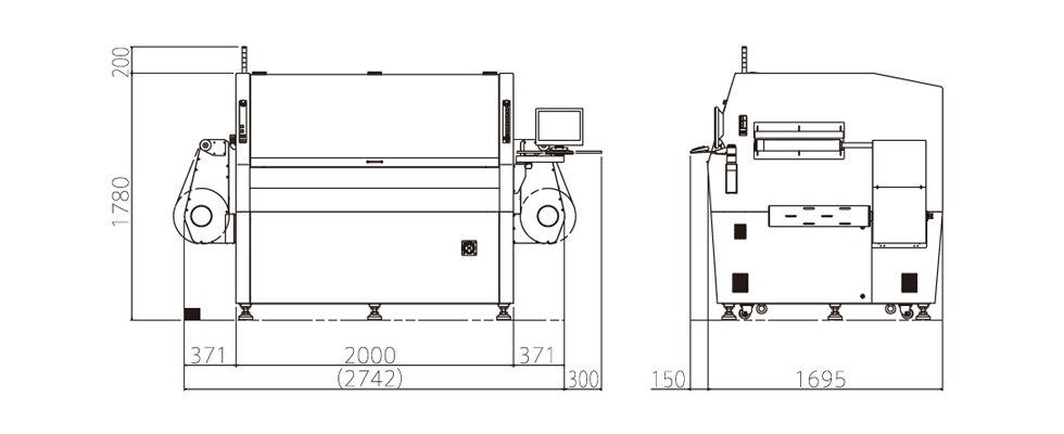 [ Image ] Dimensions　MT512-GFR