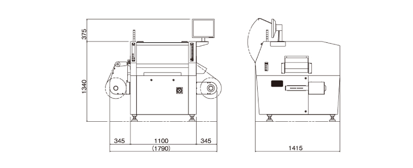 ［画像］外形寸法　F250DD-RTR/GFR